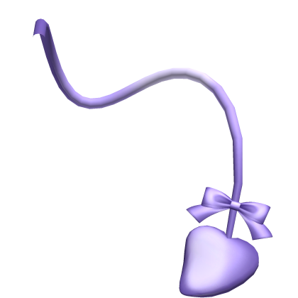 ꒰⊹ : cute halloween tail with bow purple