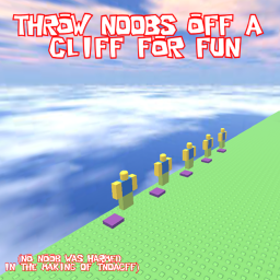 throw noobs off a cliff for fun icon