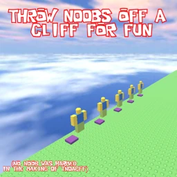 throw noobs off a cliff for fun icon