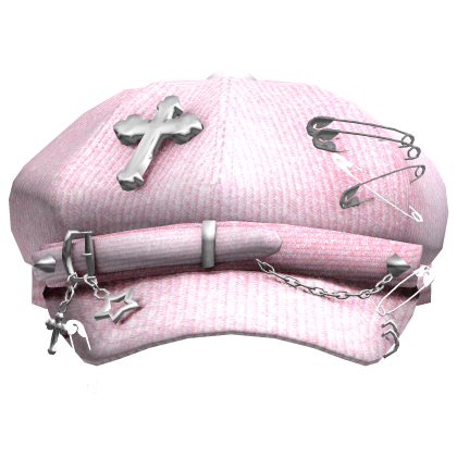 Pierced Y2K Punk Cap (Pink) Roblox item