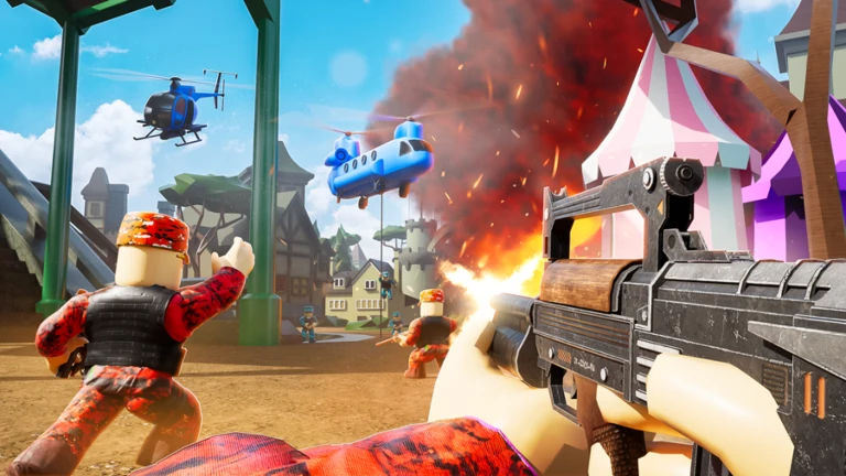 Base Battles Gun Shooting - Roblox