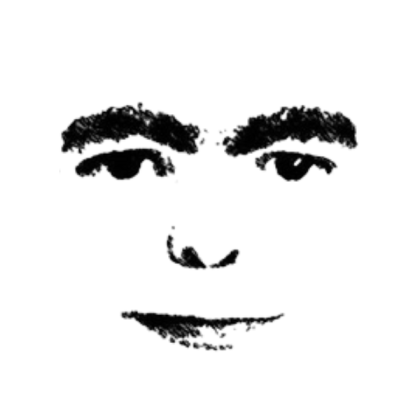 scary face Roblox decal