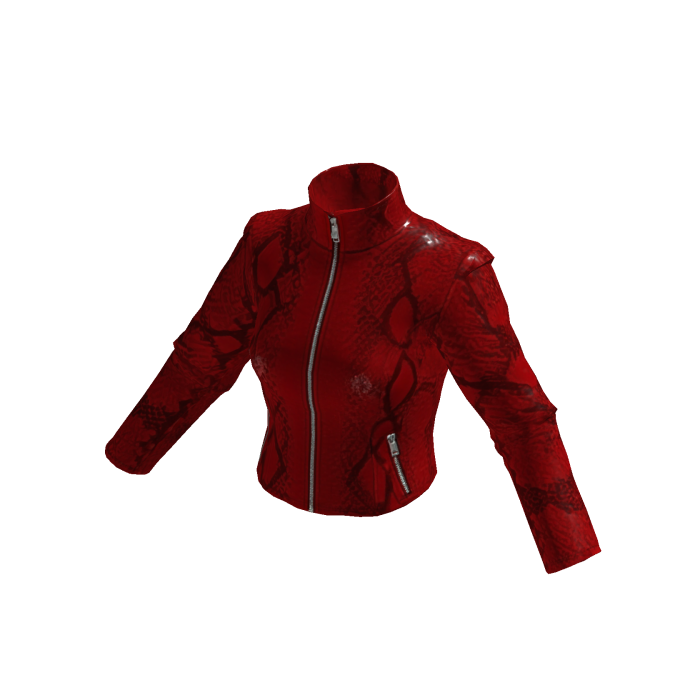 Red snakeskin Jacket 