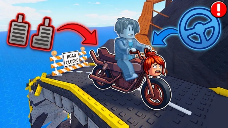 Biker Duo 🏍️ [2 Player Obby] thumbnail 2