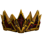 Wealthy 24k Golden Vico Gem Crown