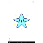 The cute blue stars