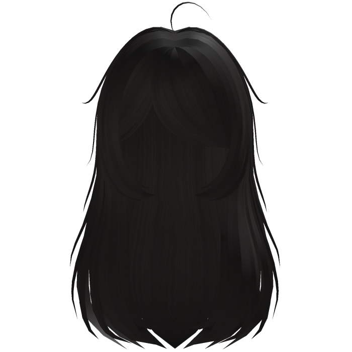 gothic moe long hair in dark brown