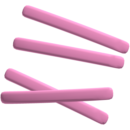 ♡ ꒰ pink single sided crossed x clips ꒱ ♡