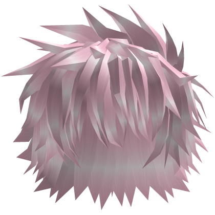Pink Spiky Messy Scene Anime Emo Hair