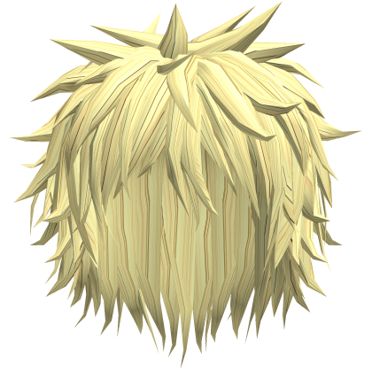 yellow emo hair