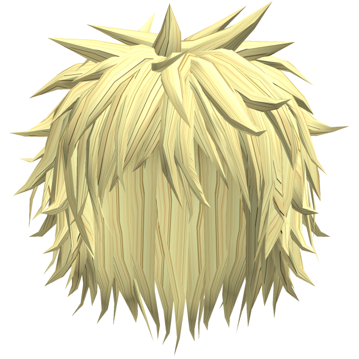 yellow emo hair