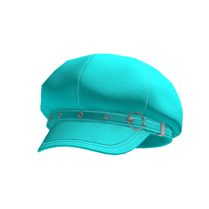 Goth Style Cyan Hat