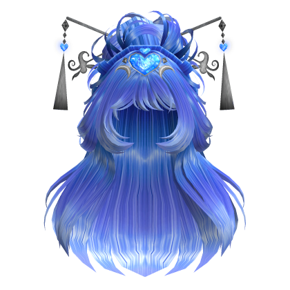 Magical Enchantress Hair in Blue (Emissive)