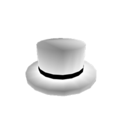 White Top Hat Roblox decal