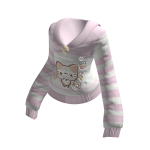 ♡ kawaii kitty oversized shirt ⋆ pink