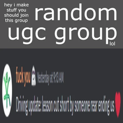 random ugc group lol Roblox group icon