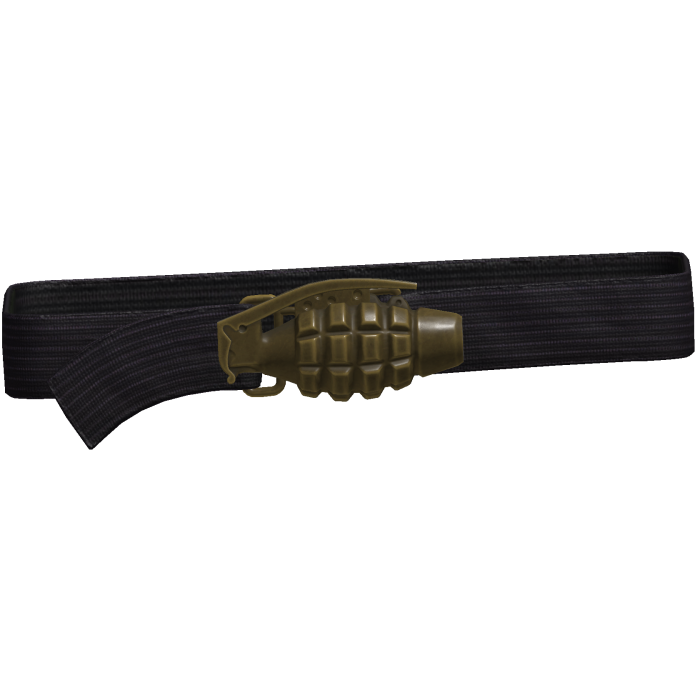 Y2k Grunge Grenade Belt Purple 1.0