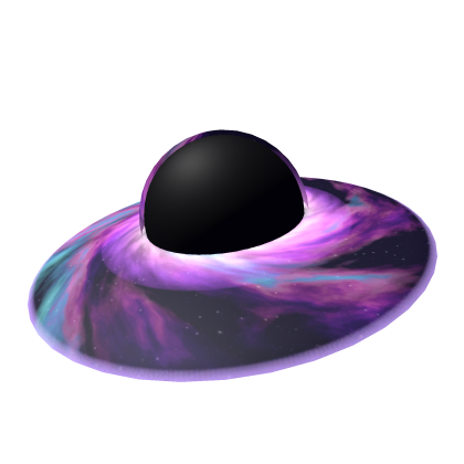 Black Hole Galaxy Hat - Purple