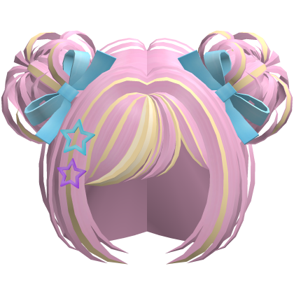 Cute Kawaii Flutter Shy Starry Buns