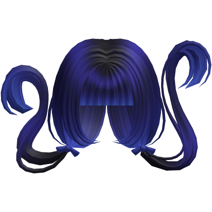 dark blue spooky halloween floating pigtails