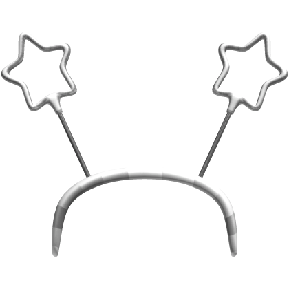 White Silver Diwali Sparkler Headband (Addon)