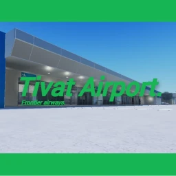 Tivat airport. icon
