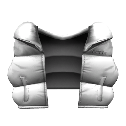 Cette Puffer Vest In White [3.0]