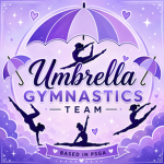 Umbrella gymnastics!