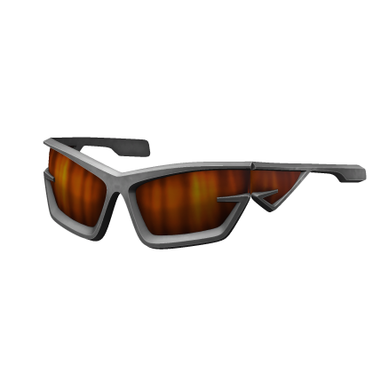Orange Y2K Punk Glasses Roblox item