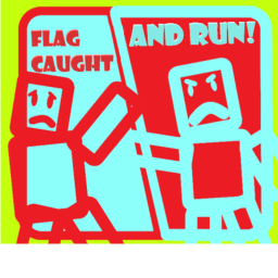 The Flag Caught And Run!