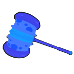 Giant Blue Sponge Hammer
