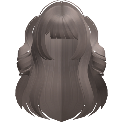 princess long straight hime curly ash brown