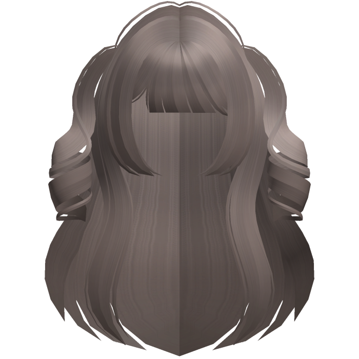 princess long straight hime curly ash brown