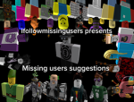 Missing users suggestions
