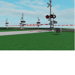 the railroad crossings icon