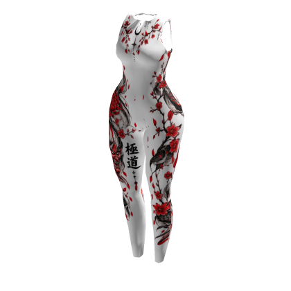 KMZ - Bodysuit Fitness de Oriental (red)