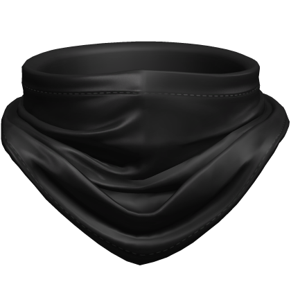 Neck Scarf Black Face Mask Winter Cowl Hood 1.0 Roblox item