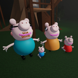 Survive Family Pig in Treehouse! icon