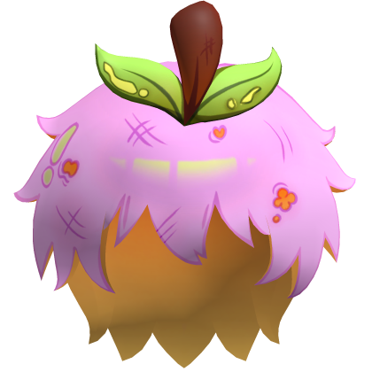 Pink Toon Lowpoly Anime Apple Hair