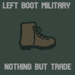 Left Boot Military