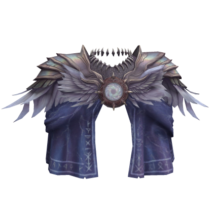 Armored Demon Cape Robe (Blue Slver) Roblox item