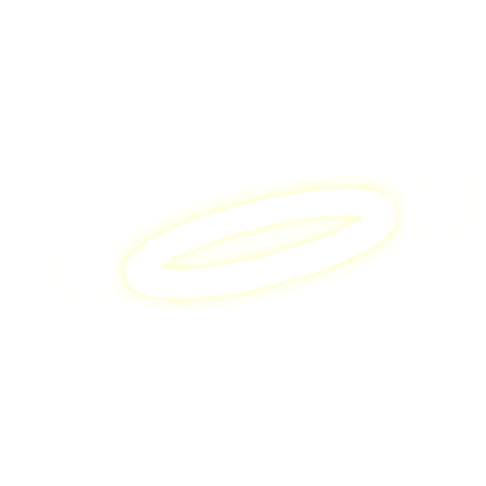 𐔌♡ : glowing kawaii angel wings halo