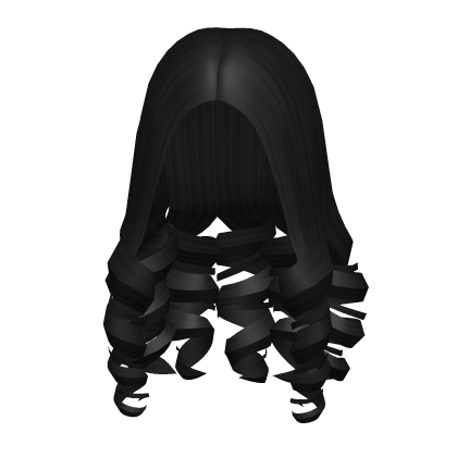 Curly Hair in Black Roblox item