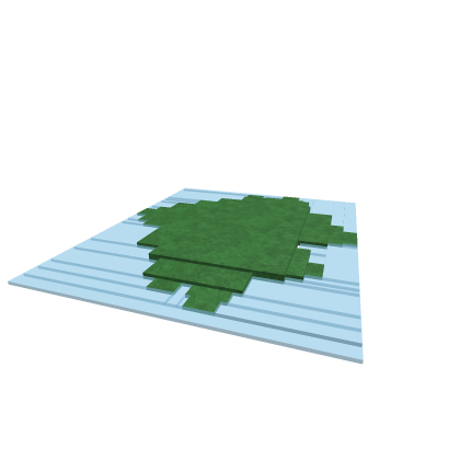 Small island with water around