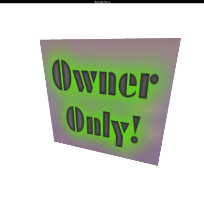 4444RILEY4444 Owner Only Door.