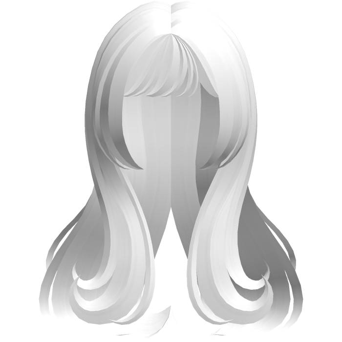 🐾 princess heart shape doll swirl hair white