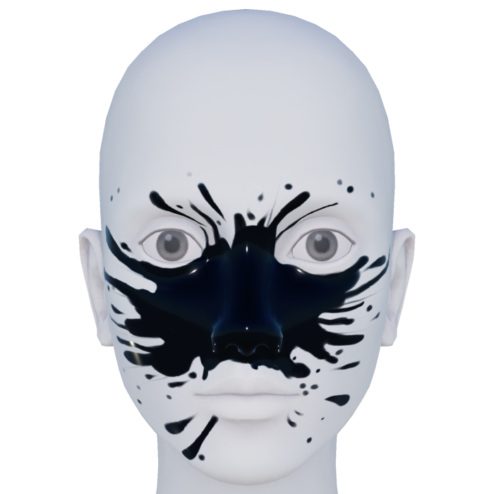 Black Paint Face