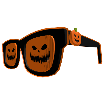 [ANIMATED] Two Sided Sunglasses - Skull Pumpkin Roblox item