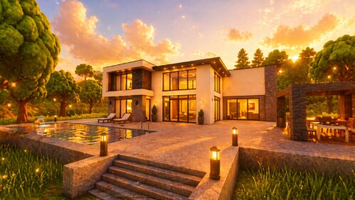 Modern House Hangout [VC🔊]