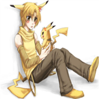 Anime boy as a pokemon Roblox decal